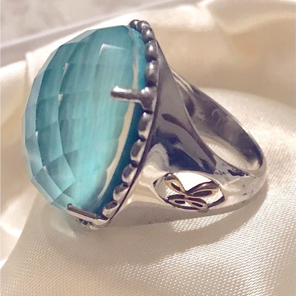 Ladies Large Statement Hera Fashion Ring. - Picture 3 of 6